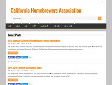 Tablet Screenshot of calhomebrewers.org